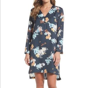 5 For $50🔥  Teal W Floral Print Night Shirt - Navy